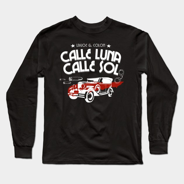 Calle Luna, Calle sol Long Sleeve T-Shirt by bailopinto